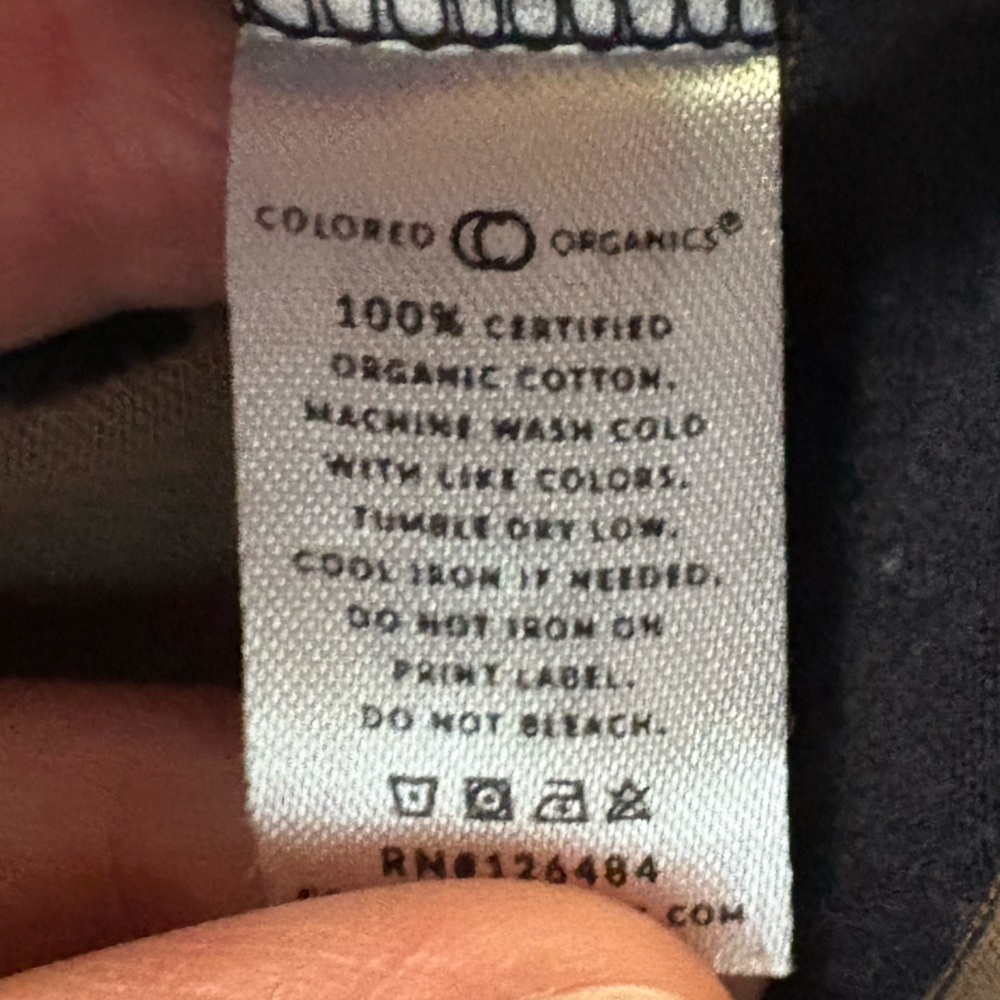 Colored Organics Long Sleeve Baseball Tee - Picture 5 of 5